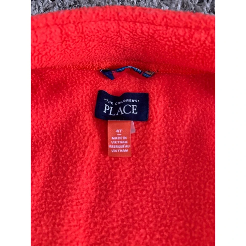 The Children's Place‎ Boys Orange fleeced Jacket Size 4T